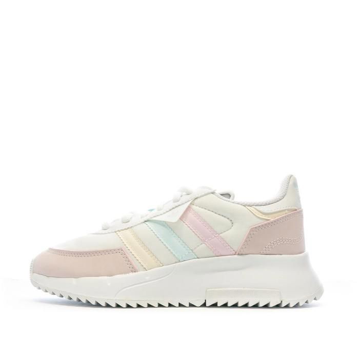 Adidas Baskets Rose/Blanche Fille Adidas Retropy F2 J GX9229