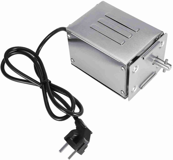Moteur Rôtissoire Électrique 220V 1.8RPM - Acier Inoxydable 10W - Pour Barbecue