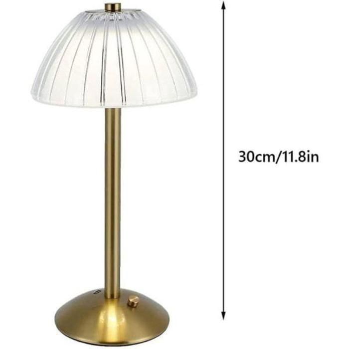 Lampe de table LED sans fil : batterie dimmable pour salon table de chevet bureau