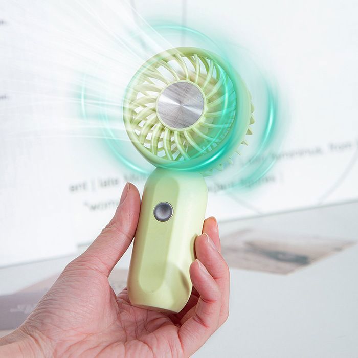 Ventilateur portatif rechargeable pour dortoir 1 pièce ventilateur électrique silencieux pour la maison-rose