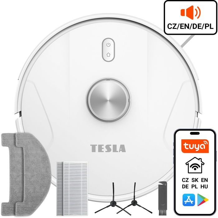 Aspirateur Robot - TESLA - RoboStar iQ700 - Antiallergique - Navigation Laser - Recharge Automatique - Tesla