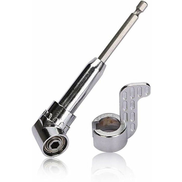 Perceuse Angle Droit PARFCO Renvoi D'Angle Visseuse 105 Degrés - 2 Pièces Pour Espaces Étroits, Porte-Embout Magnétique Cacciavite Angolare