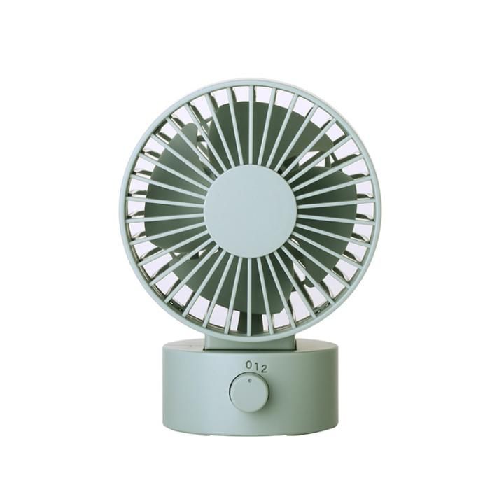Ventilateur de Table USB Mini Portable Silencieux Mobile à 2 - ATELIX - Vitesses - Ventilateur de Bureau - Atelix