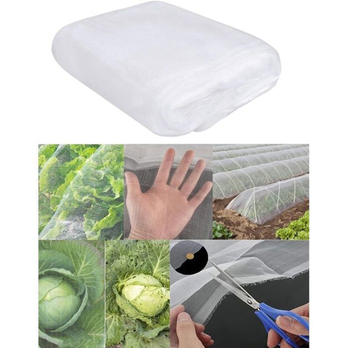 Filet anti insectes - Protection jardin Maille fine - Potager