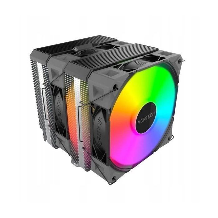 Refrigeration Air Montech Socket LGA1700 AM5 120mm NX600 ARGB Double Ventilateur LED - vue 3