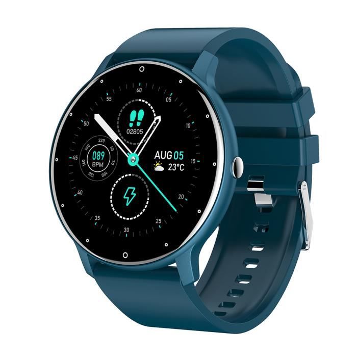 bleu-Montre connectée pour Samsung Galaxy S23 Ultra, A54, W23, A53, A73, bracelet de sport pour hommes et fem