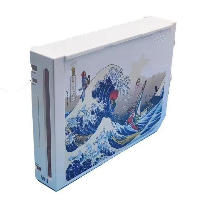 CONSOLE NINTENDO WII Blanche complète avec Wiimote Nunchuck et 5 jeux
