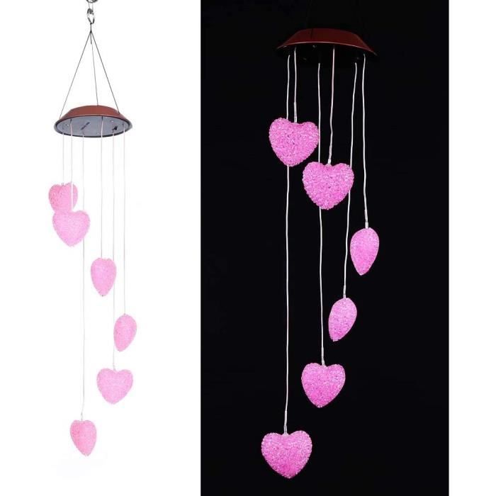Carillons De Vent Moguri Lot De 6 - Diamant 5D Coquillage Avec Pendentif Cristal