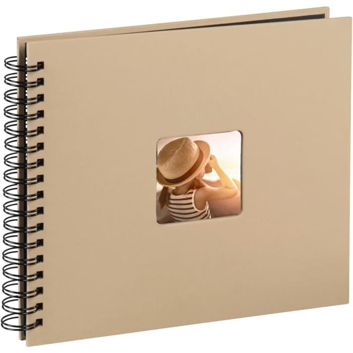 Album Photo "Fine Art" (Format 28X24 Cm, 50 Pages Noires, À Spirale