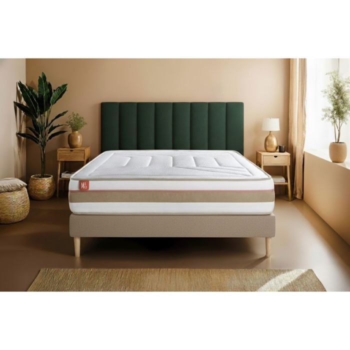Matelas LE TENDRE 160x200cm Ressorts ensachés + Mémoire de forme 7 zones de confort - Ep. 28cm Matelas LE TENDRE 160x200cm Ressorts ensachés + Mémoire de forme 7 zones de confort - Ep. 28cm