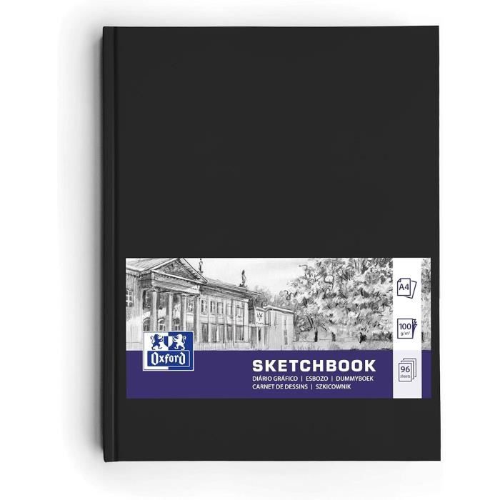 Carnet De Croquis A5 Classique Ivoire à Couverture Rigide à Spirale – Papier 160 G-m² – 60 A1076