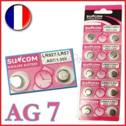 10 Piles Bouton AG7 LR927 SR7 Cdiscount Jeux Jouets