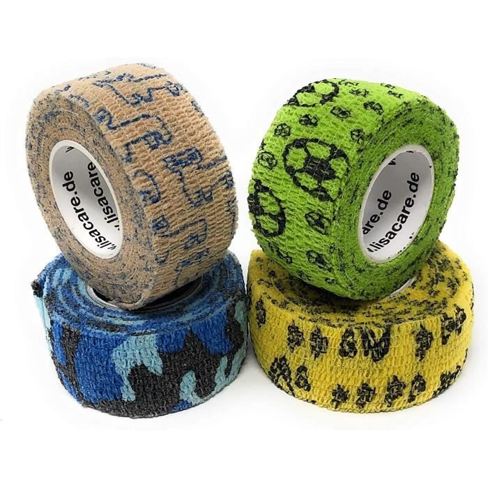 NS NOSECOND 6-Pack Tape Premium Para Cross Training De Algodón Elástico Adhesivo De 38mm X 6m (Naranja