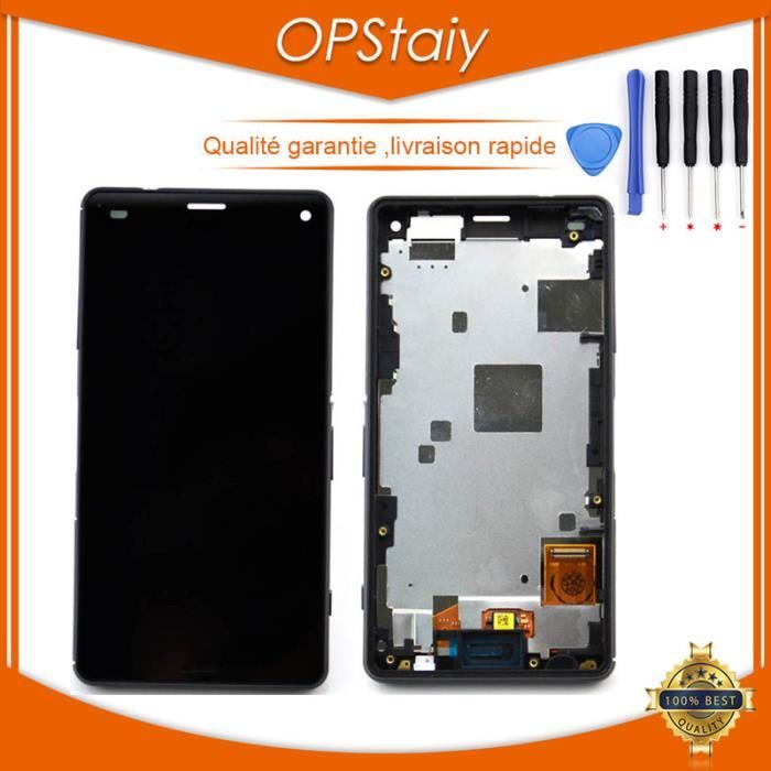 Ecran LCD + Ecran Tactile avec Cadre pour Sony Xperia Z / L36H / C6603 / C6602 (Blanc