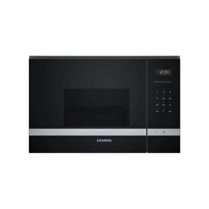 Micro-ondes intégrable avec grill Siemens AG BE525LMS0 MF 20 L 1270W Noir