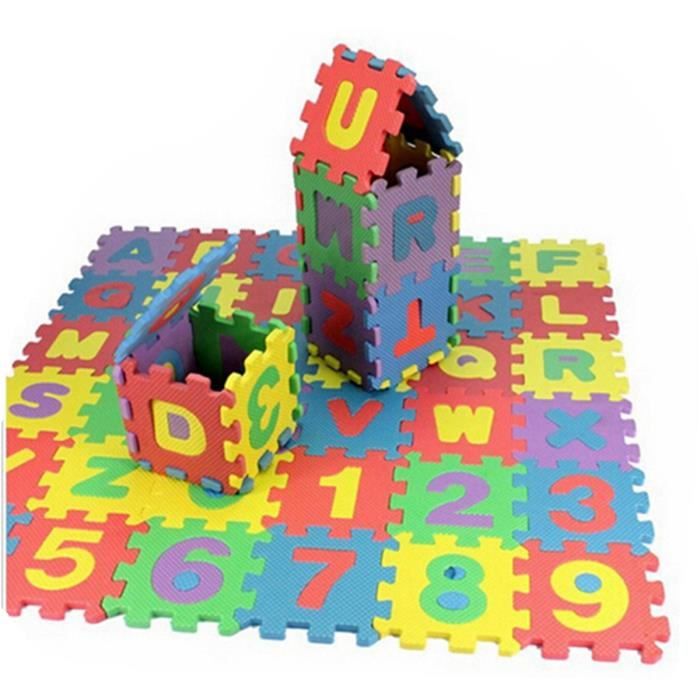 foam letters and numbers mat
