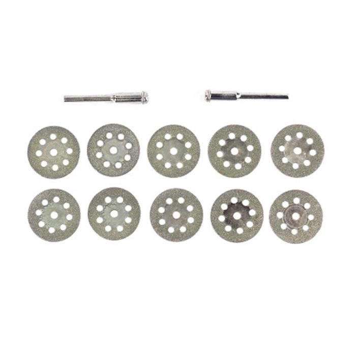 Tige pour Dremel et outils rotatifs 3 mm diamant revêtu de coupure disque de roue 1/20,3 cm 40 mm 10pc solide 3,8 cm 