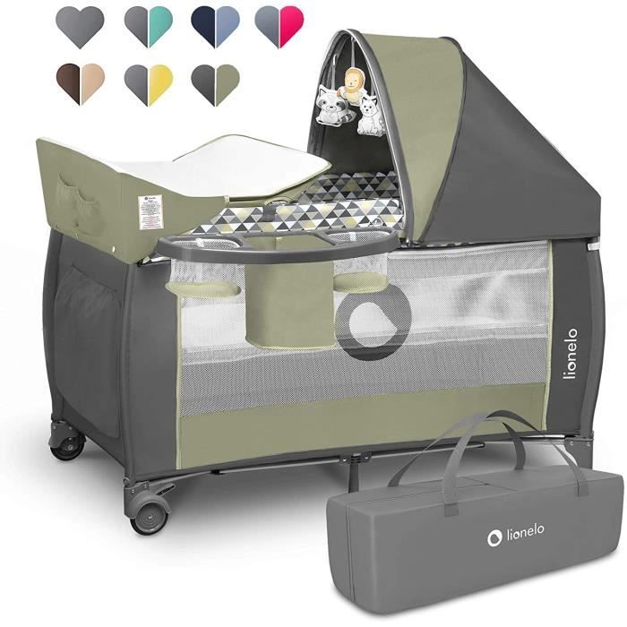 Lionelo Sven Plus Boite 2 En 1 Lit Bebe Lit Bebe Table A Langer Jouets Baldaquin Suspendu Avec Moustiquaire Entree Laterale Suppleme Cdiscount Puericulture Eveil Bebe