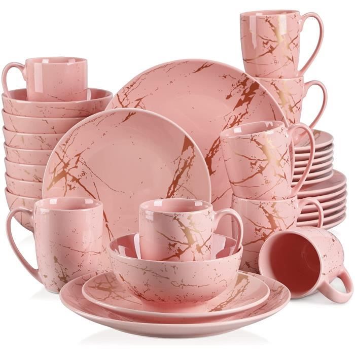 Malacasa Série Flora, 26pcs, Service Complet de Table Porcelaine Malacasa Série Flora, 26pcs, Service Complet de Table Porcelaine