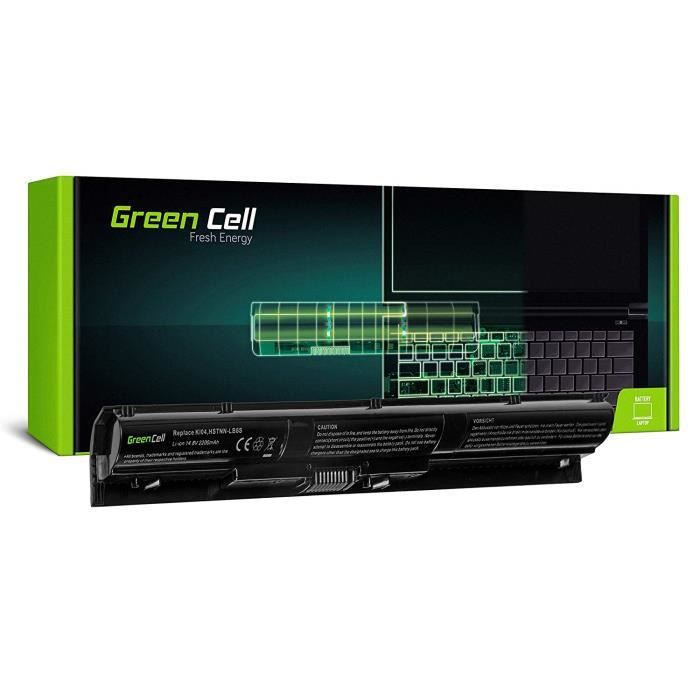 Batteries D'ordinateur Portable - Green Cell® Standard Série Ki04 Batterie  14-ab 15-ab 15-ak 17-g Ordinateur Pc (4 Cellules 2200ma - Cdiscount  Informatique