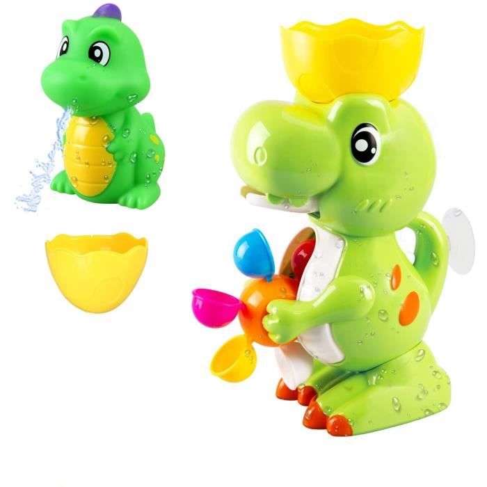 Bebe Jouet De Bain Dinosaure Jouet De Salle De Bain Avec Dino Livre De Bain Fontaine Dinosaure Jouet Pour Les Tout Petits Enfants Cdiscount Puericulture Eveil Bebe