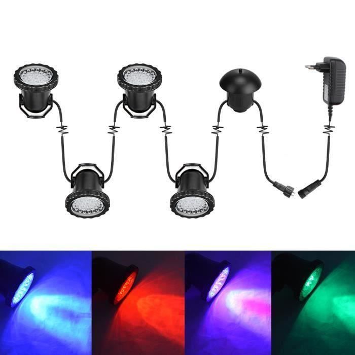 Sliver Warm Light Spot Lumineux LED Sous-marin Étanche IP65 Pour Piscine Fontaine Étang Jardin