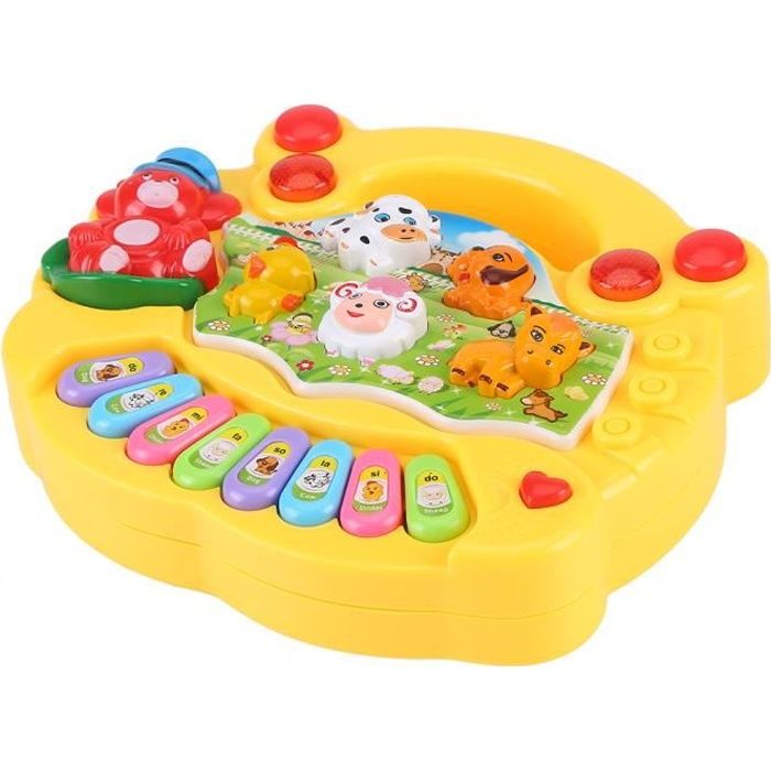 Yosoo Jouet De Piano Bebe Jouet De Piano Educatif Musical Pour Bebe Instrument De Musique Cadeaux Pour Enfants Jaune Cdiscount Jeux Jouets