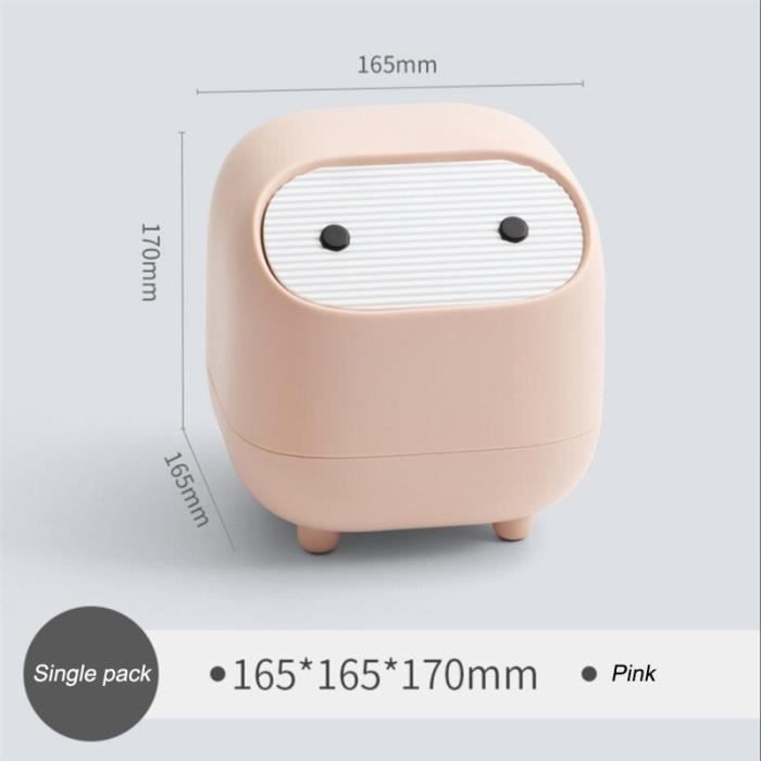 Poubelle De Table, Petit Mini Bureau, Poubelle Avec Couvercle à