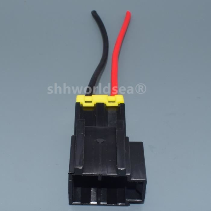 Connecteur Alternateur 2 Broches OTOTEC - Compatible Bosch, PL17-WL2, Fil 15cm