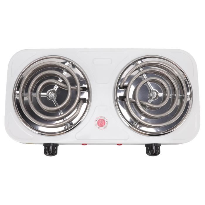 2000W Deux Feux Wiltec Plaque Chauffante Double 2000W Idéale