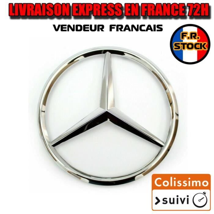 Emblème Logo Sticker Bagde Logo Mercedes 90 mm