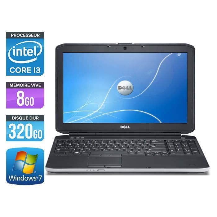 Pc portable DDell E5530 - 15.6 - Core i3-3120M - 8Go - 320Go - Dell