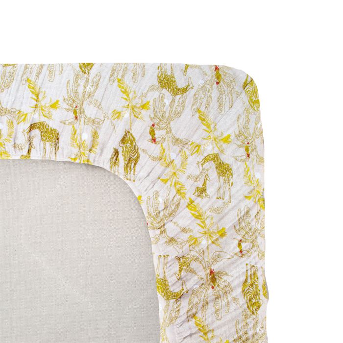 Drap housse jersey - DOMIVA - Honey Moon - 70 x 140 cm - Coton extensible - OEKO-TEX Drap housse jersey - DOMIVA - Honey Moon - 70 x 140 cm - Coton extensible - OEKO-TEX