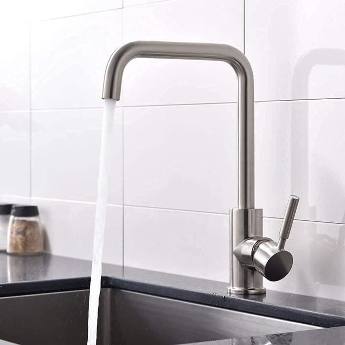 Robinet De Cuisine Robinet De Cuisine Avec Pulvérisateur Robinet D Cuisine Robinet De Cuisine Avec Pulverisateur Robinet Evier De Cuisine Robinet De Cuisine Avec Pulverisateur Nickel Brosse 97526679