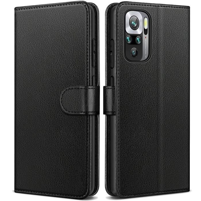 Custodia Portafoglio In Pelle Per Xiaomi Redmi Note 10S/4G: Con Scomparti Carte E Supporto