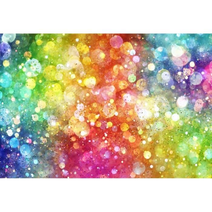 YongFoto 3x2m Vinyle Toile de Fond Bokeh Sparkle Paillettes Romantique