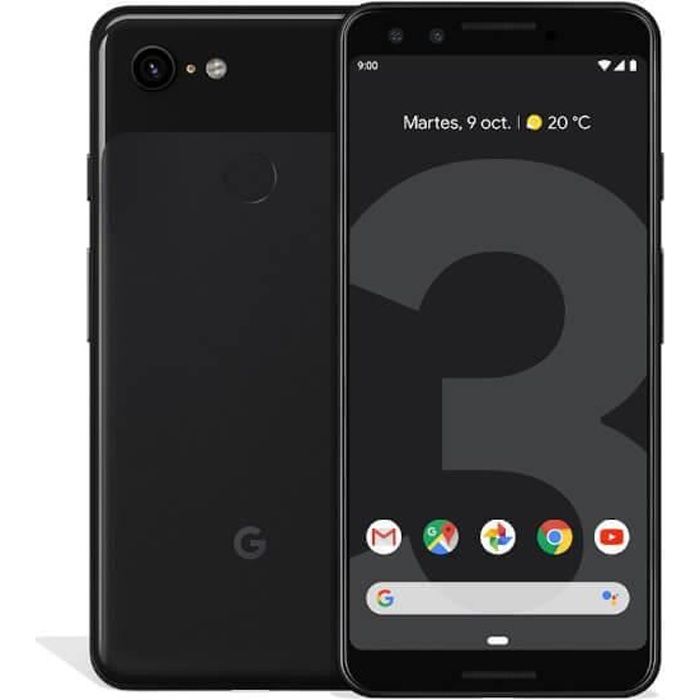 Top achat Téléphone portable Google Pixel 3 4 Go / 64 Go Noir G013A pas cher Top achat Téléphone portable Google Pixel 3 4 Go / 64 Go Noir G013A pas cher