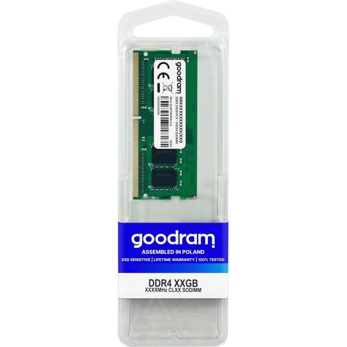 Goodram GR2666S464L19S8G module de mémoire 8 Go 1 x 8 Go DDR4 Neuf - vue 3