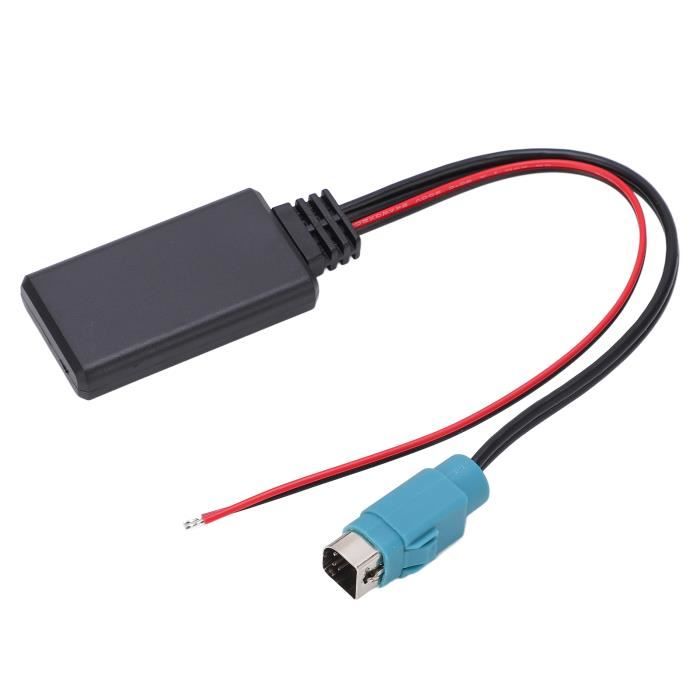 Adaptateur Bluetooth 5.0 Pour Autoradio Avec Entrée AUX - Module Mains-libres Et Streaming Audio Pour Voiture