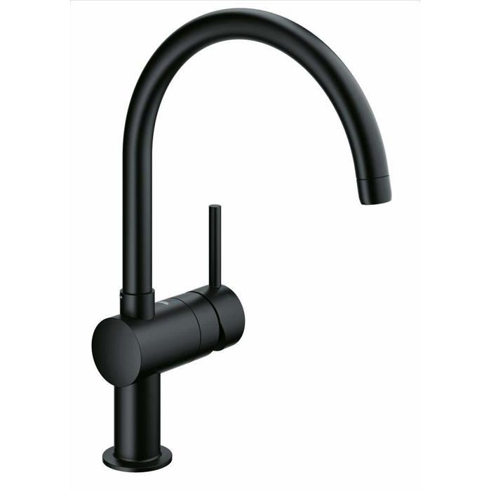 Grohe Mitigeur monocommande Evier MINTA Noir 32917KS0