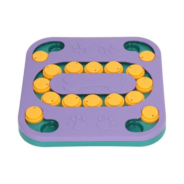 Meilleurs prix pour Hililand Jouets de puzzle pour chien Chien Puzzle Jouets Éducatifs Soulager L'Ennui Chien Distributeur De Nourriture Jeu pour La