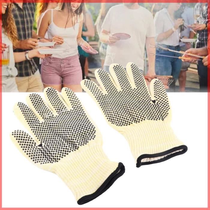 Gants De Cuisine - SSS - Résistant à La Chaleur 800 ℃ - Ignifuges