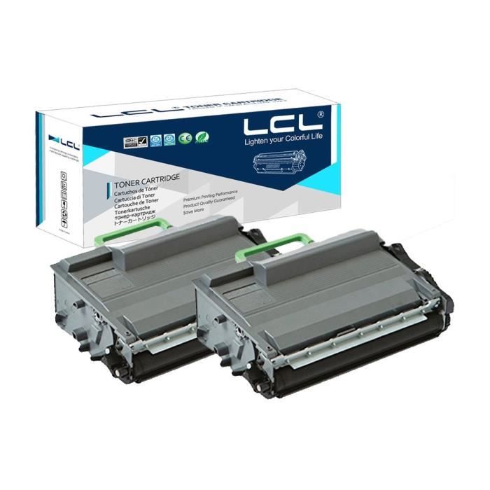 LCL(TM) TN3480 TN3430 (2-Pack Noir) Cartouche de Toner Compatible pour  Brother HL-L5000D HL-L5100DN HL-L5200DWHL-L5200DWT HL-L6200DW - Cdiscount  Informatique