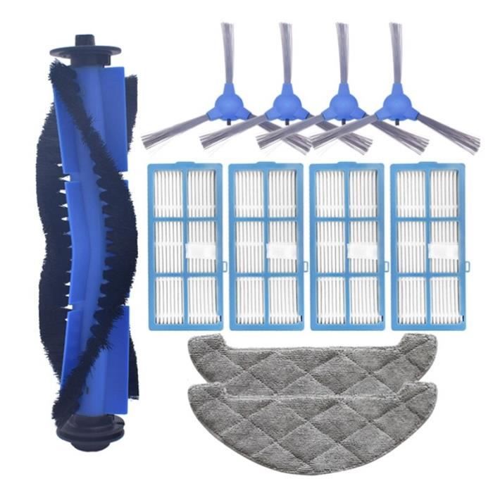 Kit D'Accessoires Pour Proscenic 850T Pièces De Rechange Pour Aspirateur 2 Brosse Principale+4 Filtre Hepa+6 Brosse Latérale+4 Chi - Electroménager