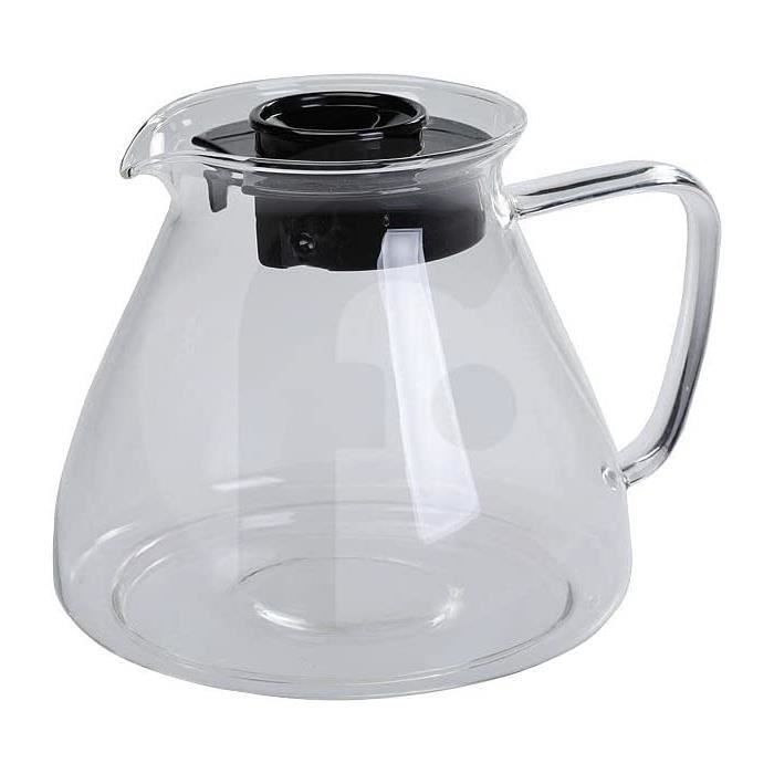 Verseuse À Café Melitta MEL Vers 04 BK – 1 L, Transparente, Filtre Compatible