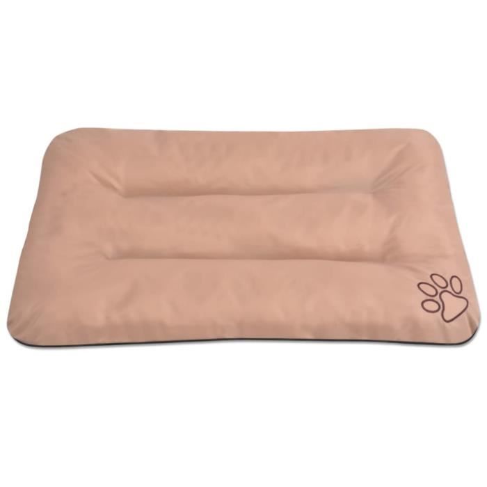 Meilleurs prix pour Matelas pour chiens - LY0296 - Taille L - Beige - 90 x 60 x 8 cm - Tissu Oxford hydrofuge