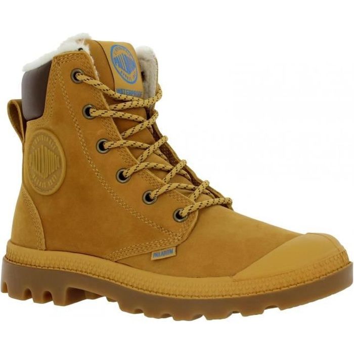 bottes fourrées palladium femme