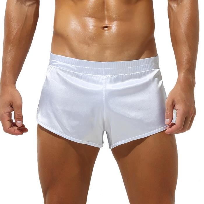 Pyjama Short Homme Dolamen – Lot De 2 En Satin, Ceinture Élastique Large | Confort Nuit Et Loisirs