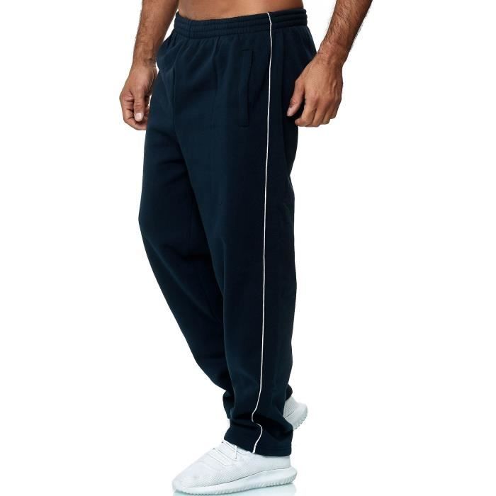 Tailles M L Short d'été XL XXL Sterling Sports Pantalon de survêtement 3/4 pour homme avec doublure en maille soyeuse Bleu marine