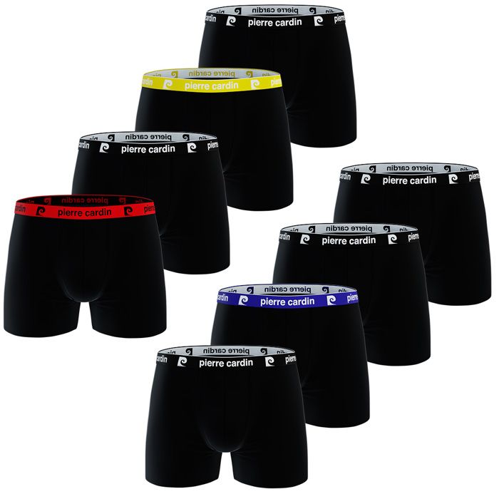 Boxer Homme Ultra-douce Pierre Cardin - Lot De 4, Coton Respirant Et Stretch, Confort Toute La Journée